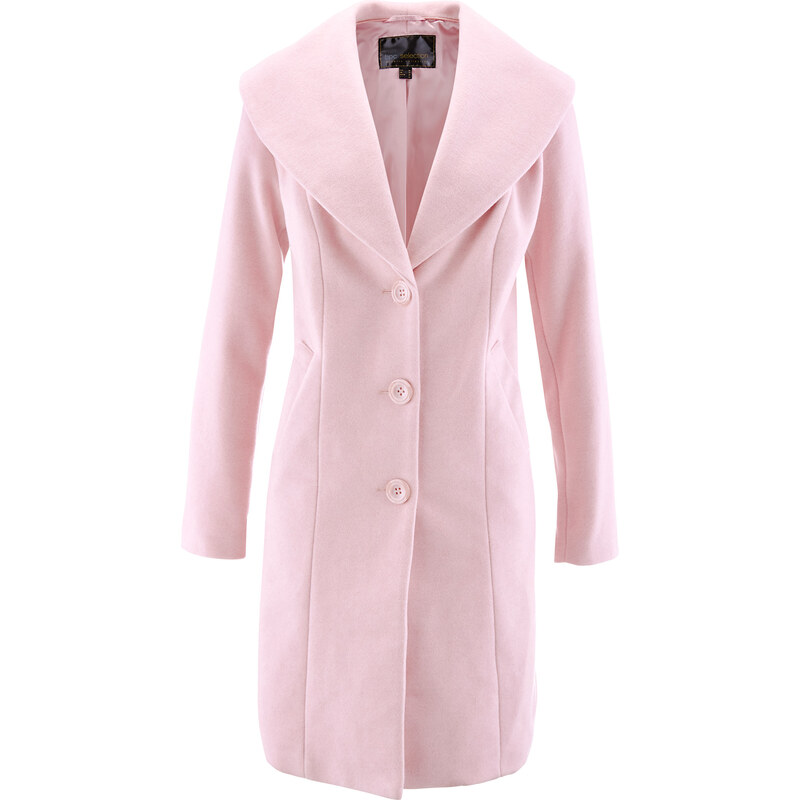 bpc selection premium Manteau en laine rose manches longues femme - bonprix