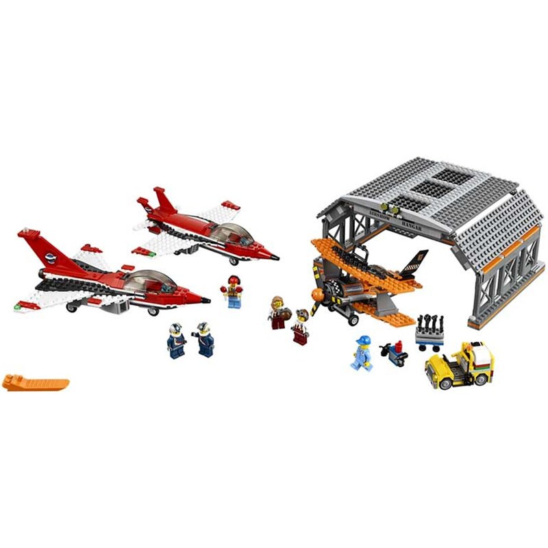 Le spectacle aérien City Lego