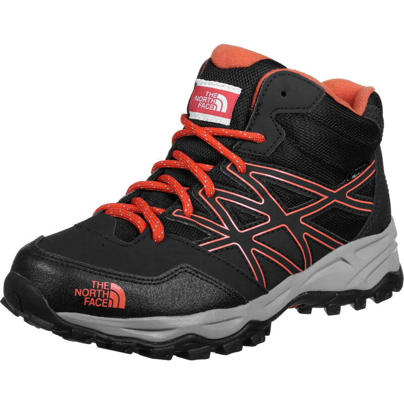 The North Face Hedgehog Hiker Mid Wp Junior chaussures randonnées enfants red