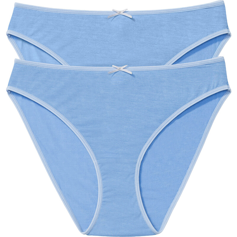 bpc bonprix collection Lot de 2 slips bleu lingerie - bonprix