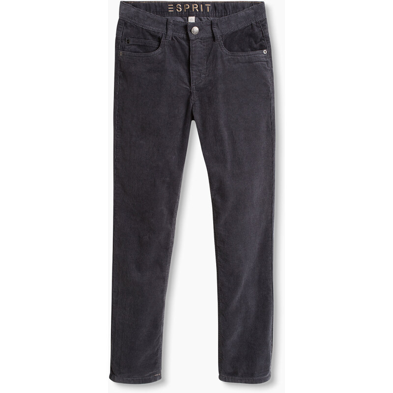 Esprit Pantalon en velours 5 poches, 100 % coton