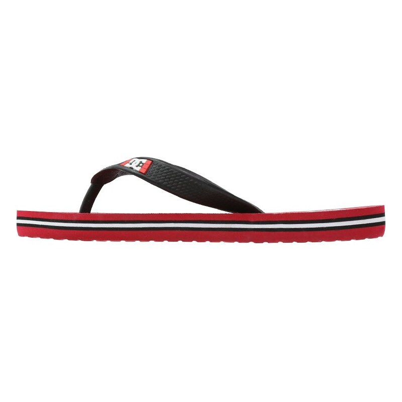 DC Shoes SPRAY Tongs red/black/white