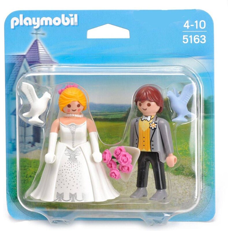 Playmobil Duo couple de mariés - Figurine - multicolore