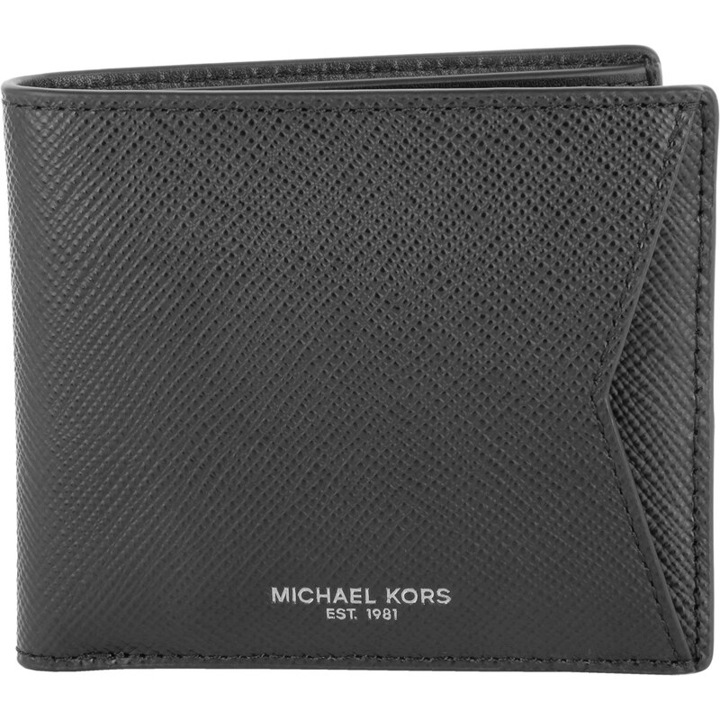 Michael Kors Autres Sacs, Harrison Billfold Card Case Leather Black en noir