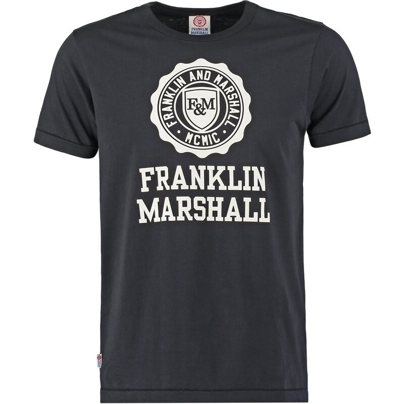 Franklin & Marshall Tshirt imprimé black