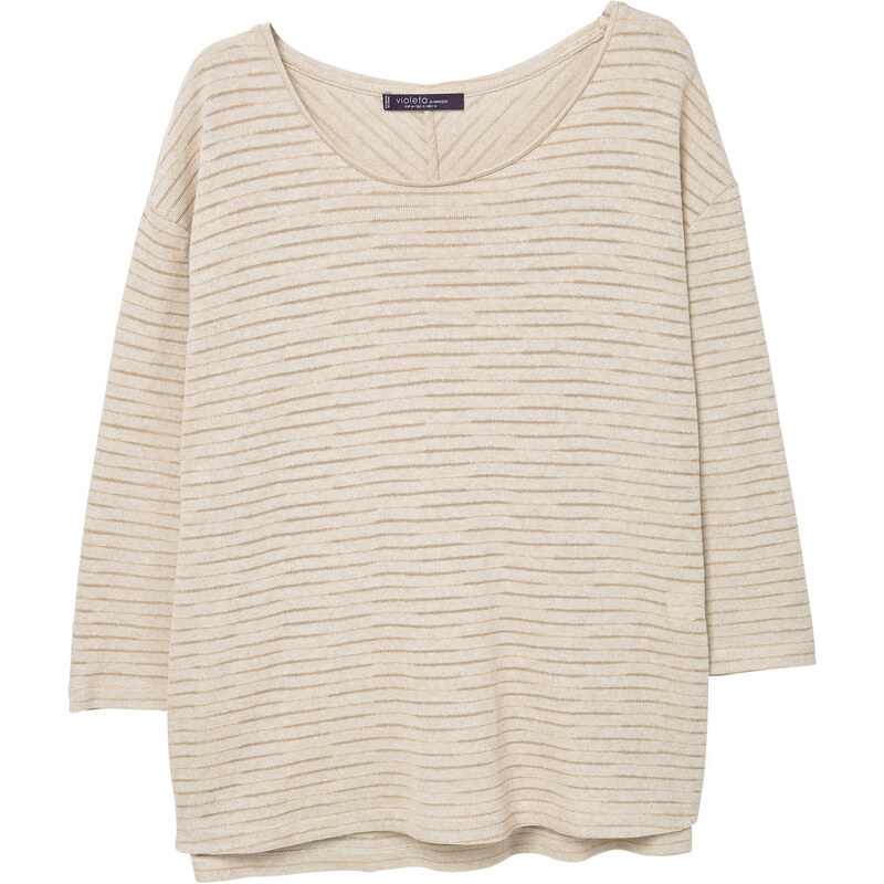 Violeta BY MANGO Pull-Over Coton À Rayures