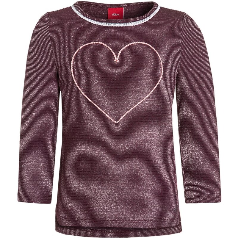 s.Oliver Tshirt à manches longues dark pink