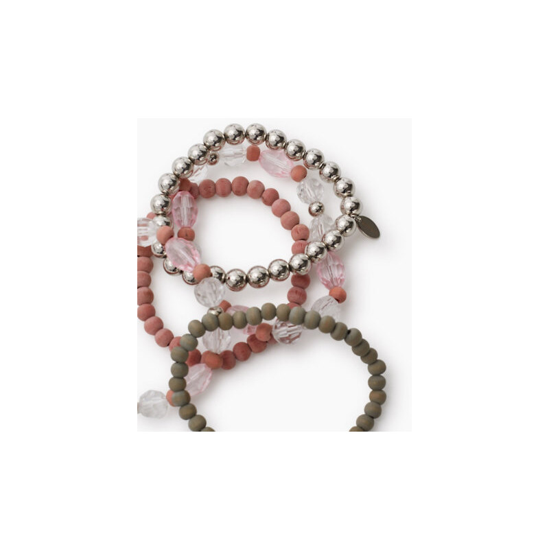 Esprit Bracelet élastique à perles en bois