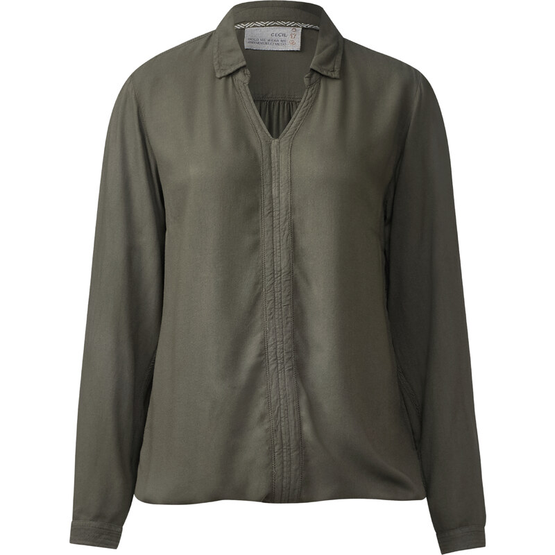 Cecil - Blouse individuelle - deep olive