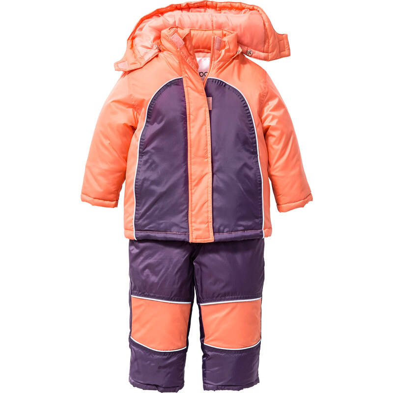 bpc bonprix collection Combinaison de ski (Ens. 2 pces.) violet manches longues enfant - bonprix