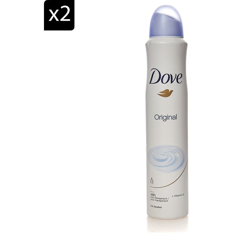 Dove Original - Lot de 2 déodorants ORIGINAL - 200 ml