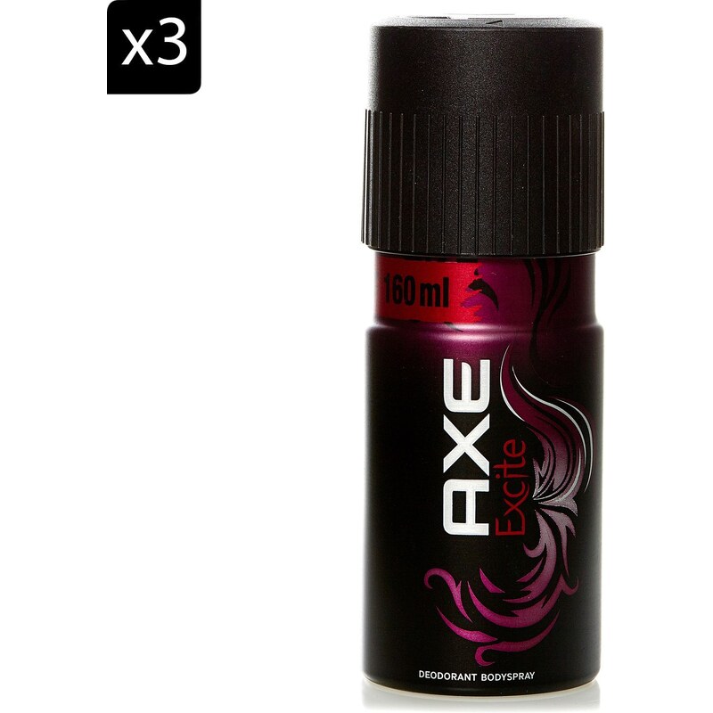 Axe Axe Excite - Lot de 3 déodorants - 160 ml
