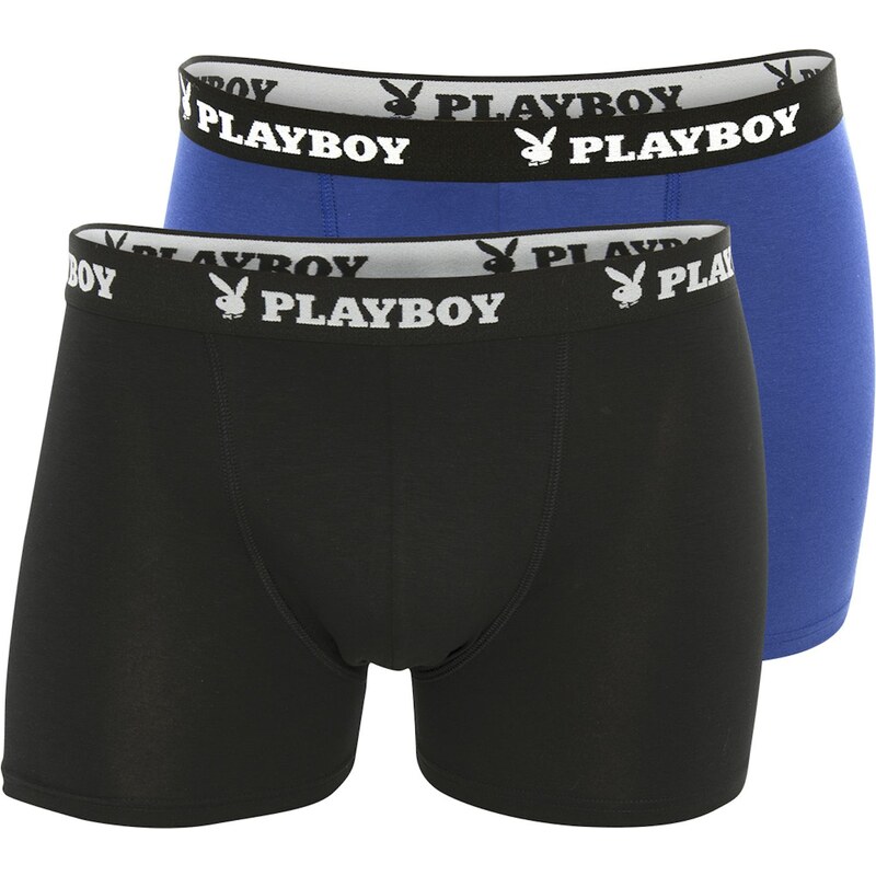 Playboy Homme Classic eco - Lot de 2 boxers - bleu