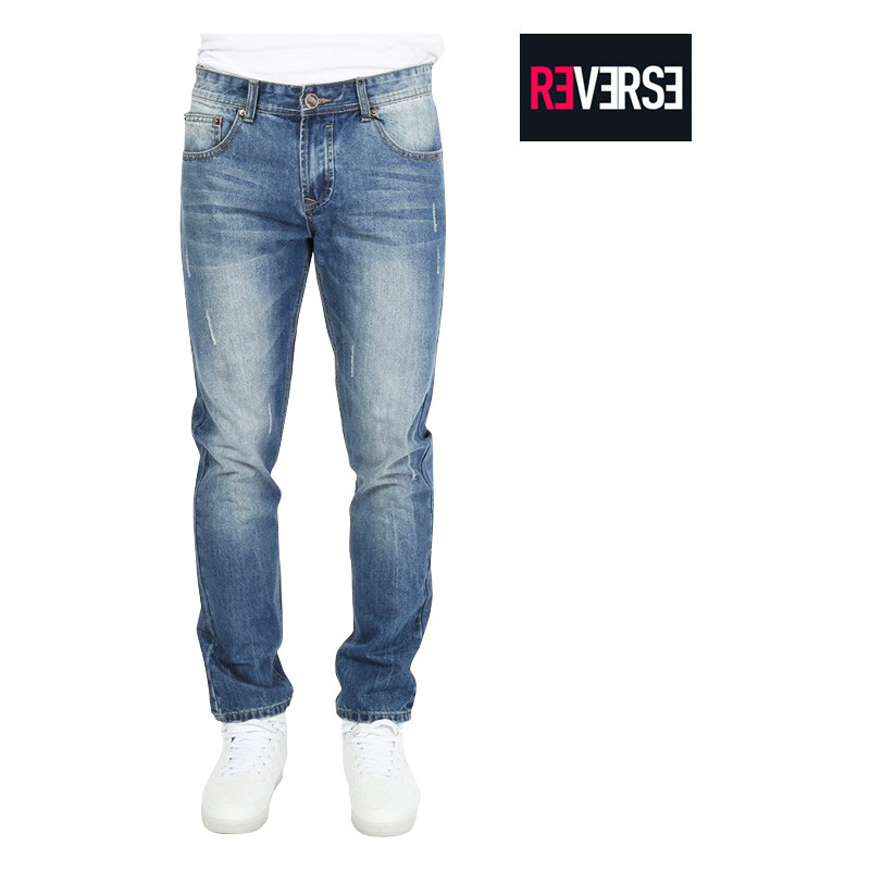 Re-Verse Jeans avec effet délavé Regular Fit