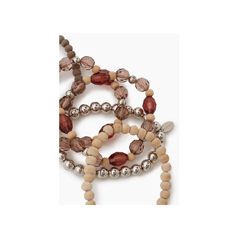 Esprit Bracelet élastique à perles en bois