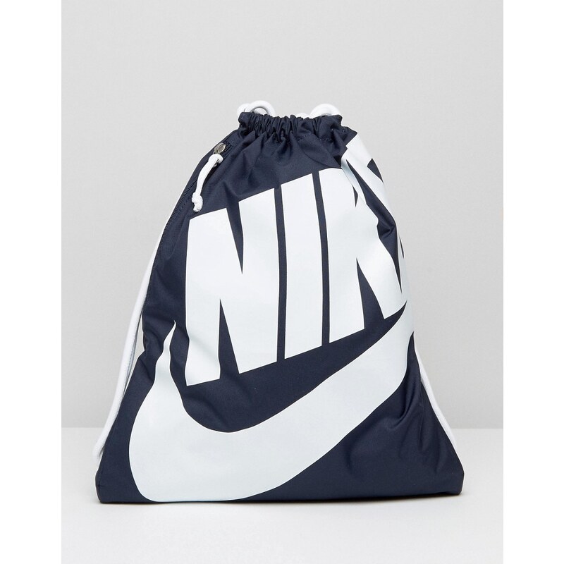 Nike - BA5351-451 - Sac à dos avec cordon de serrage et logo classique - Bleu - Bleu
