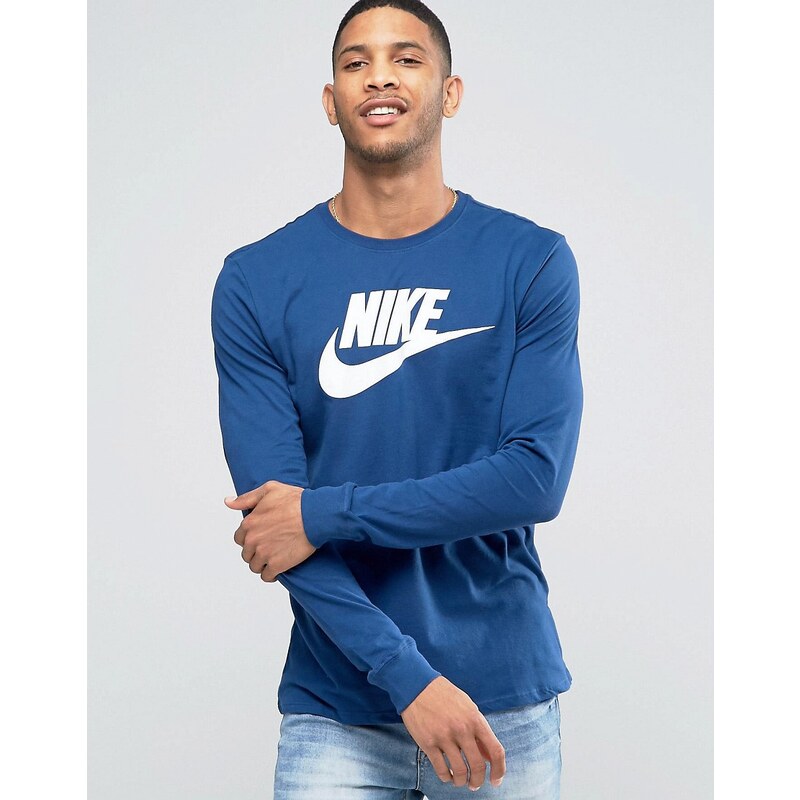 Nike - Futura Icon - Top à manches longues - Bleu 708466-423 - Bleu