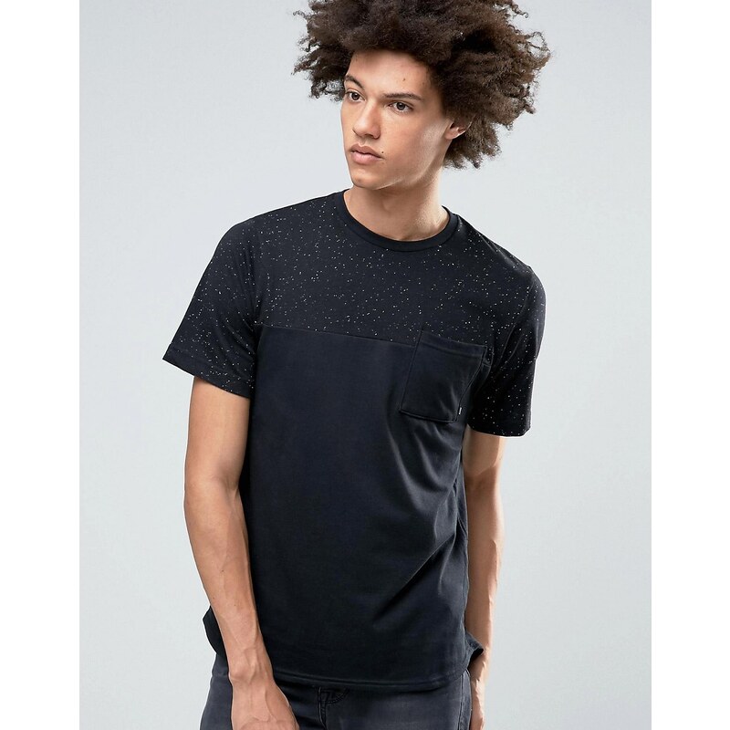Nike SB - 800163-010 - T-shirt moucheté à manches courtes - Noir - Noir