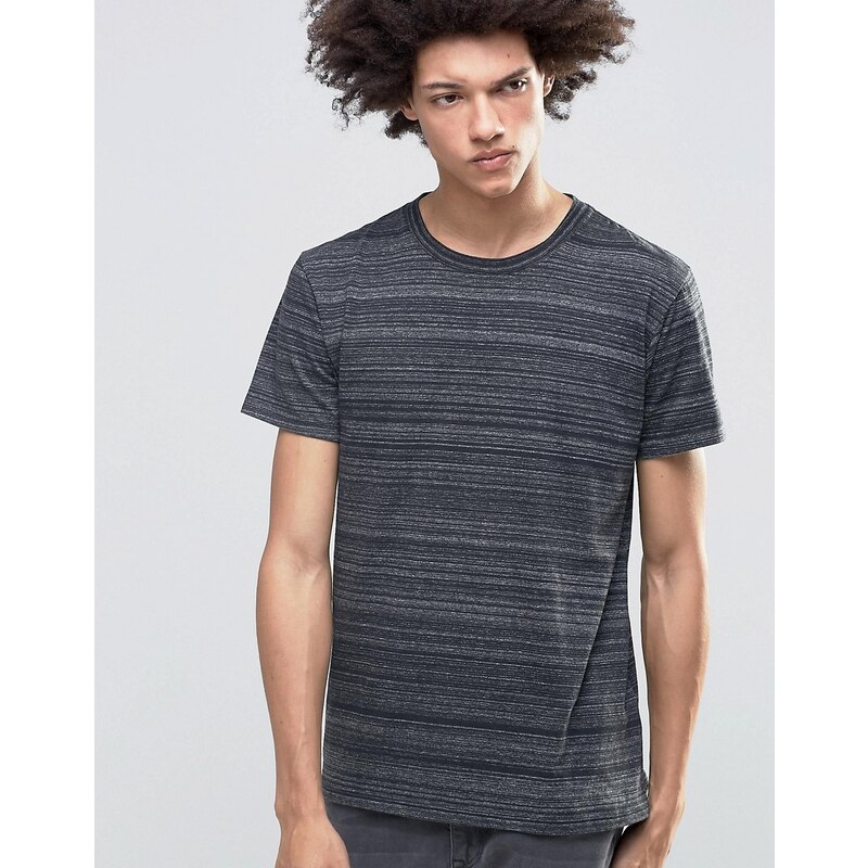 Cheap Monday - T-Shirt classique à rayures teint bicolore - Noir - Noir