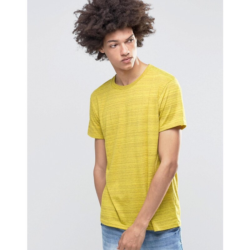 Cheap Monday - T-Shirt classique à rayures teint bicolore - Jaune - Jaune