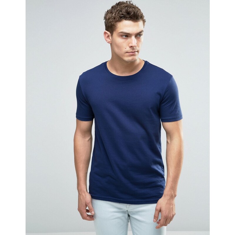 United Colors of Benetton - T-shirt ras du cou basique - Bleu