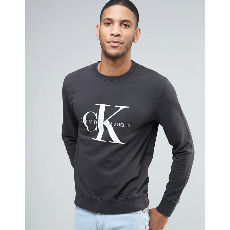 Calvin Klein Jeans - Sweat-shirt style 90's - Noir