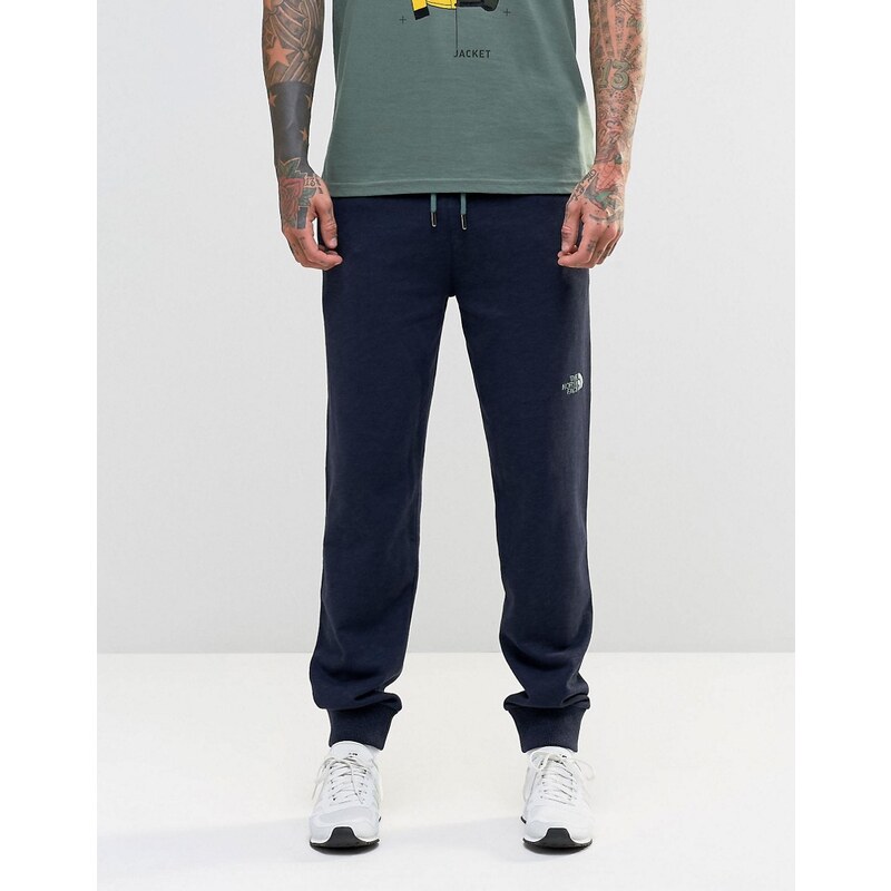 The North Face - Pantalon de jogging slim avec logo TNF - Bleu marine - Bleu marine