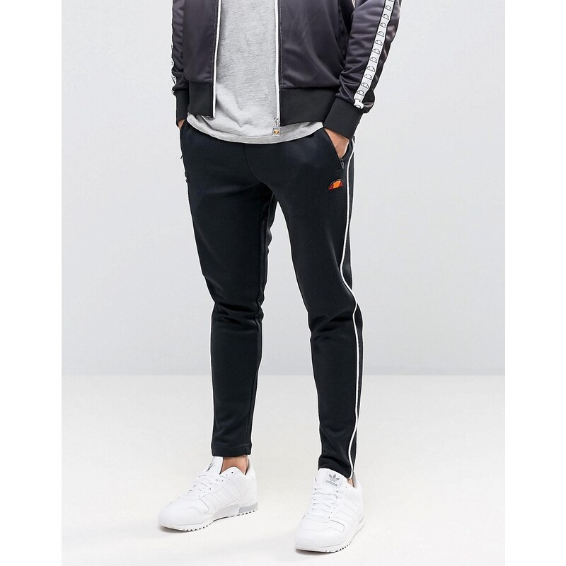 Ellesse - Pantalon de jogging skinny en polyester - Noir