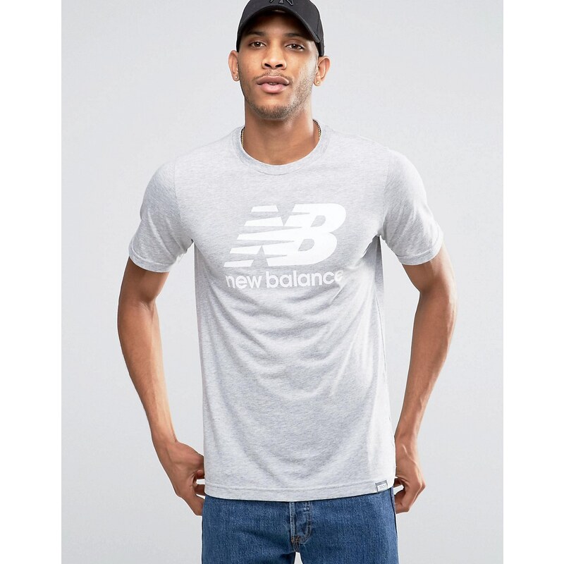New Balance - MT63554_AG - T-shirt avec logo classique - Gris - Gris