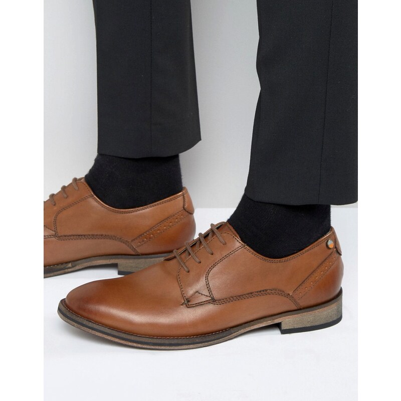 Frank Wright - Merton - Chaussures Oxford en cuir - Fauve - Fauve