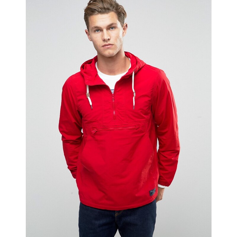 Abercrombie & Fitch - Anorak à enfiler - Rouge - Rouge