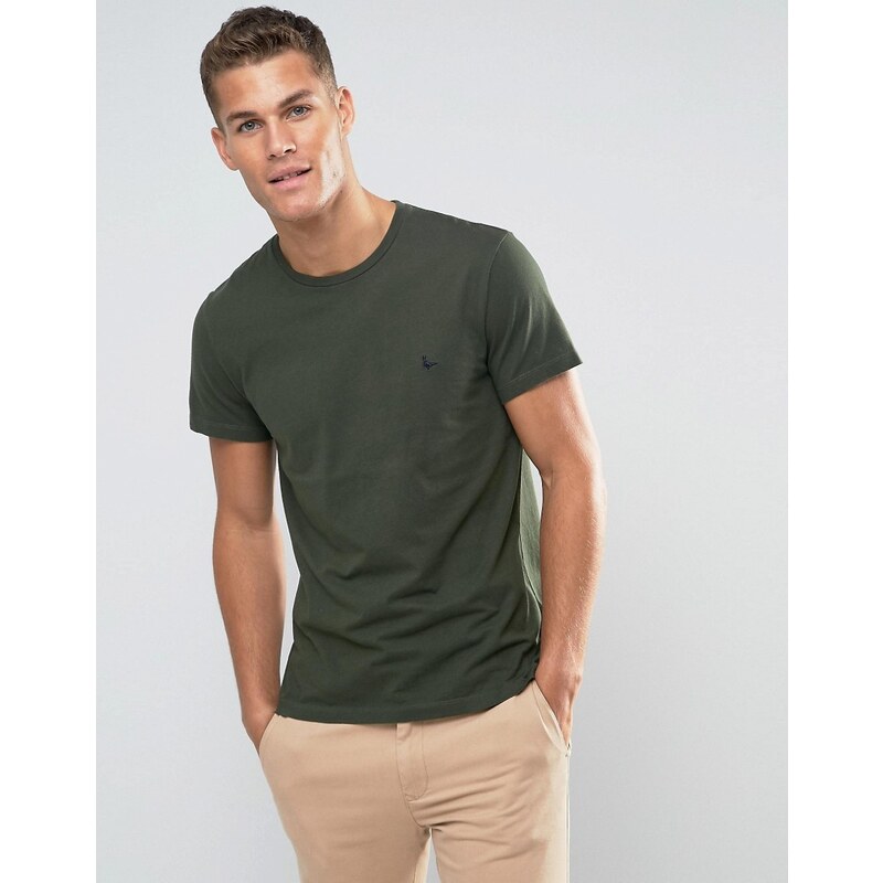 Jack Wills - T-shirt coupe classique - Pin - Vert