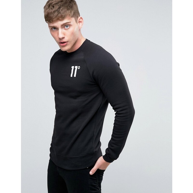 11 Degrees - Sweat-shirt avec logo - Noir