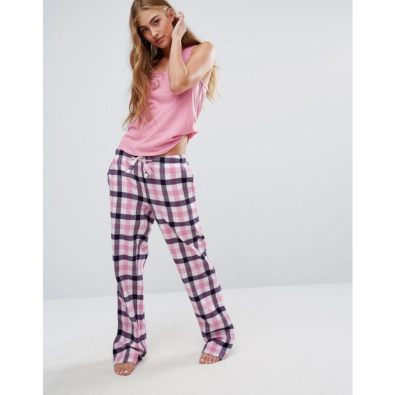 Jack Wills - Pantalon de pyjama en flanelle - Rose