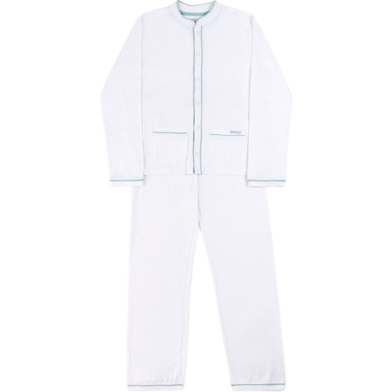 Gocco Pyjama Maille Long - Blanc