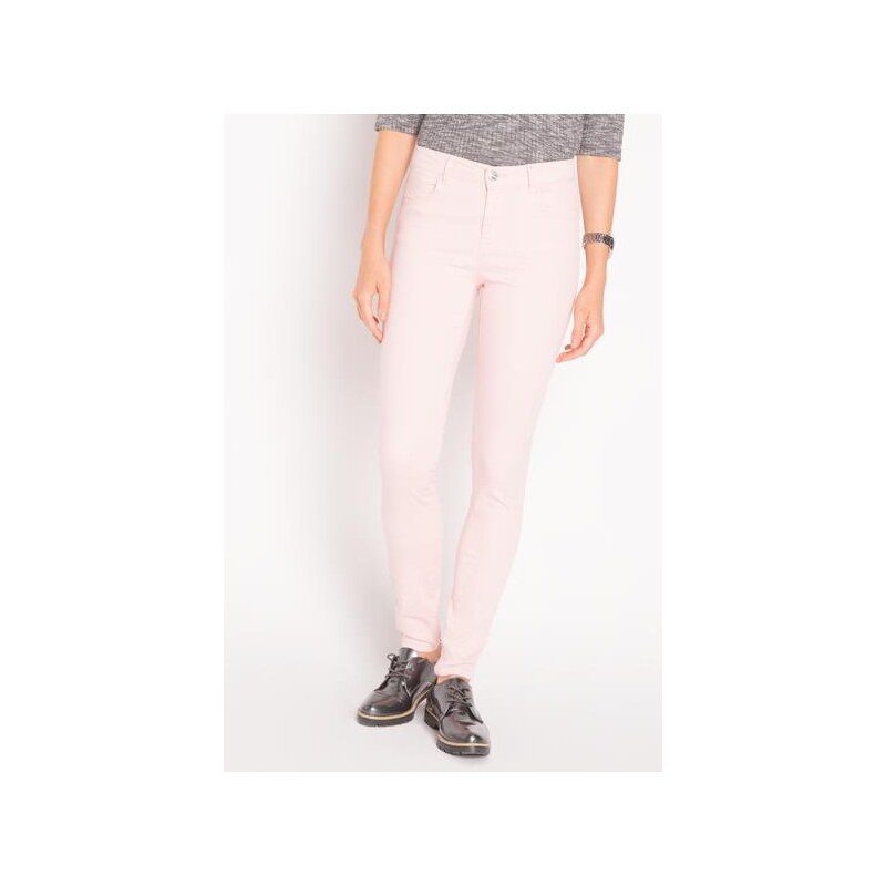 Pantalon skinny color romantique Rose Elasthanne - Femme Taille 34 - Cache Cache