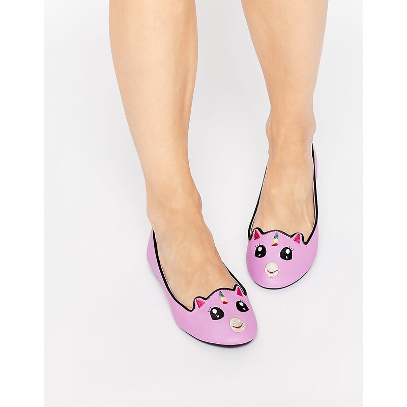 Cute To The Core - Uniponi - Chaussures plates - Rose