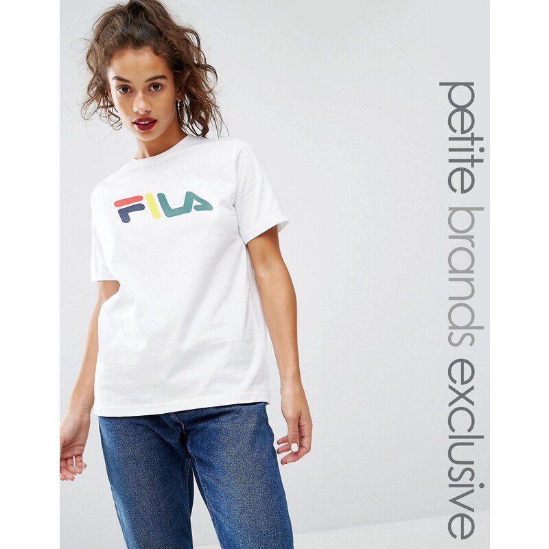 Fila Petite - T-shirt oversize à motif - Blanc