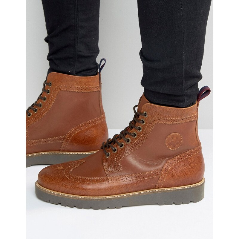 Fred Perry - Northgate - Bottines en cuir - Fauve