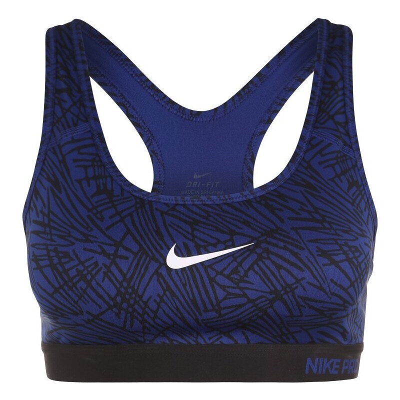 Nike Performance PRO CLASSIC Soutiengorge de sport deep royal blue/black/white