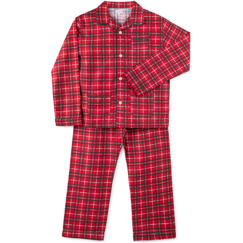 Gocco Pyjama long écossais rouge