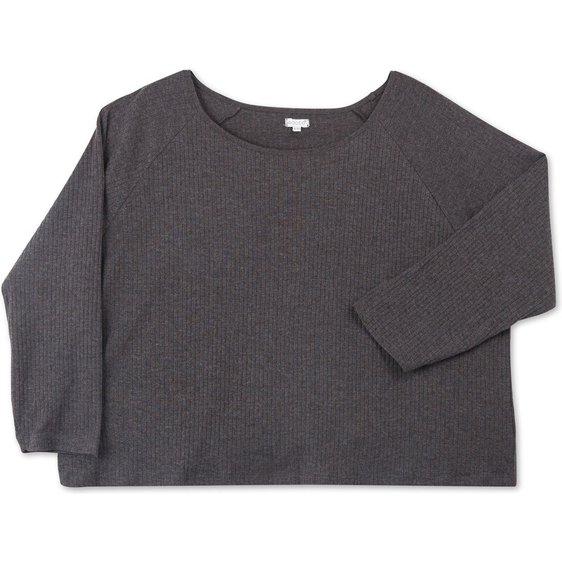 Gocco Tee Shirt Large Manches Longues - Gris