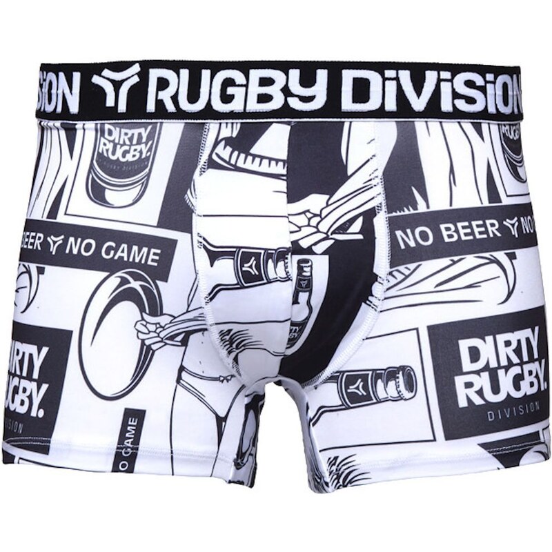 Rugby Division No Beer - Boxer - blanc