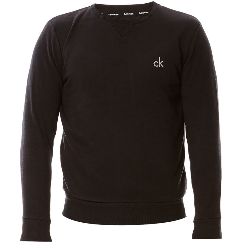 Calvin Klein Jeans Sweat-shirt en coton mélangé - noir