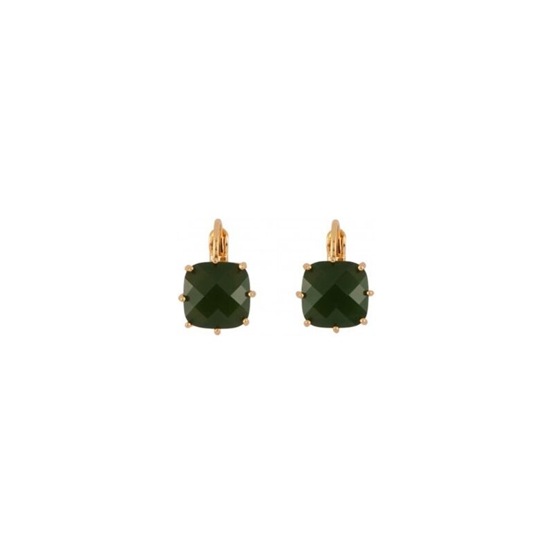 Les Néréides La Diamantine Vert - Boucles d'oreilles - vert chêne