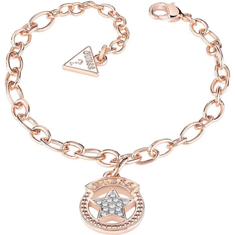 Guess Bracelet en plaqué or rose avec cristaux de Swarovski®