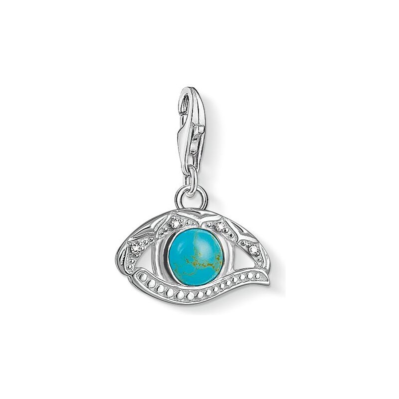 Thomas Sabo pendentif Charm ´´œil d´Horus´´ turquoise 1403-060-17