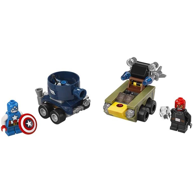 Lego Figurines Captain America et Red Skull - multicolore