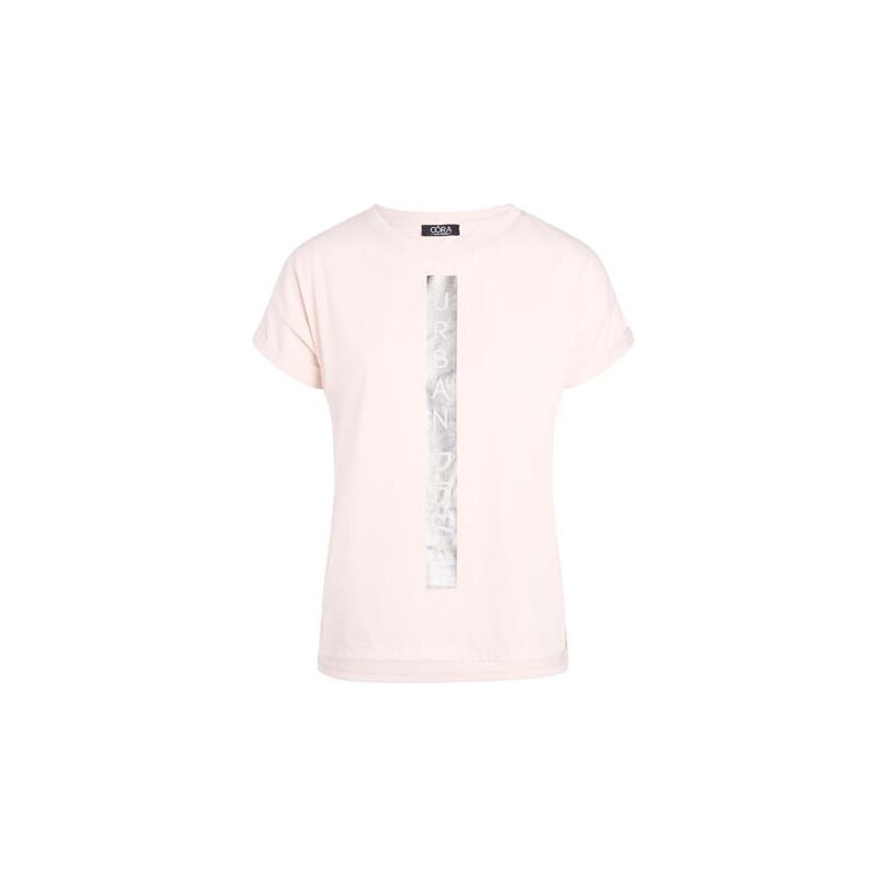 T-shirt inscriptions Oôra Rose Coton - Femme Taille 0 - Cache Cache