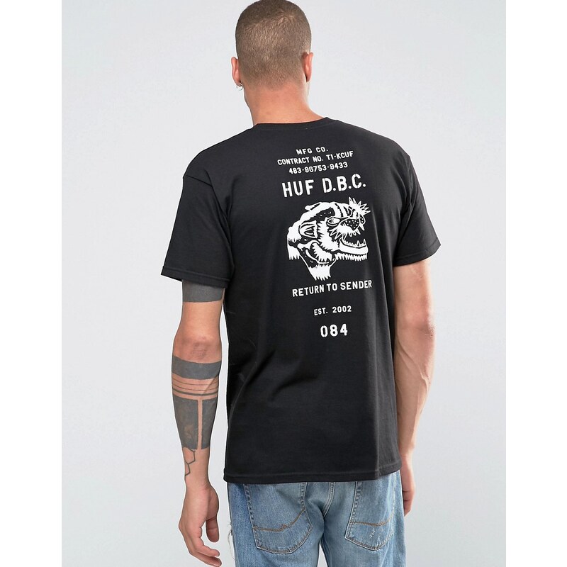 HUF - T-shirt imprimé au dos - Noir
